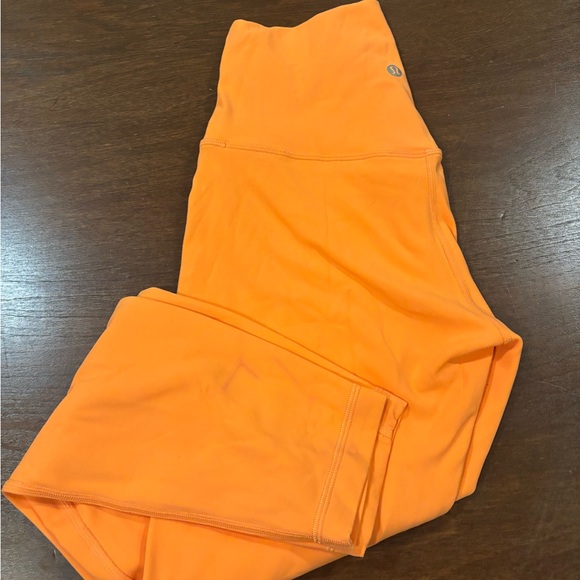 lululemon athletica Pants - Lululemon Popsicle Orange align High-Waisted Leggings